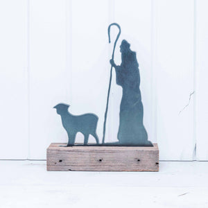 Shepherd with Sheep for 12-inch Nativity Set