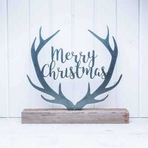 Merry Christmas With Antlers